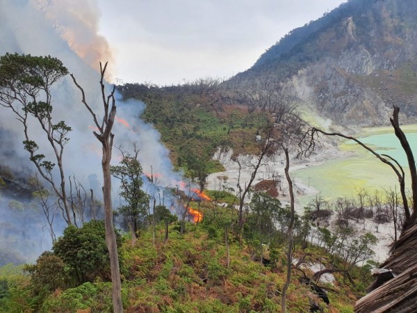 12 Potret Keindahan Kawah Putih Ciwidey Sebelum Kebakaran, Eksotis!