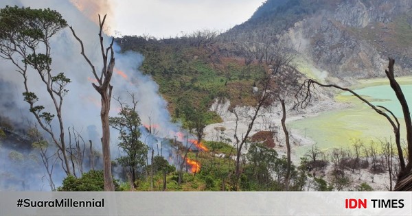 12 potret keindahan kawah putih ciwidey sebelum kebakaran, eksotis!