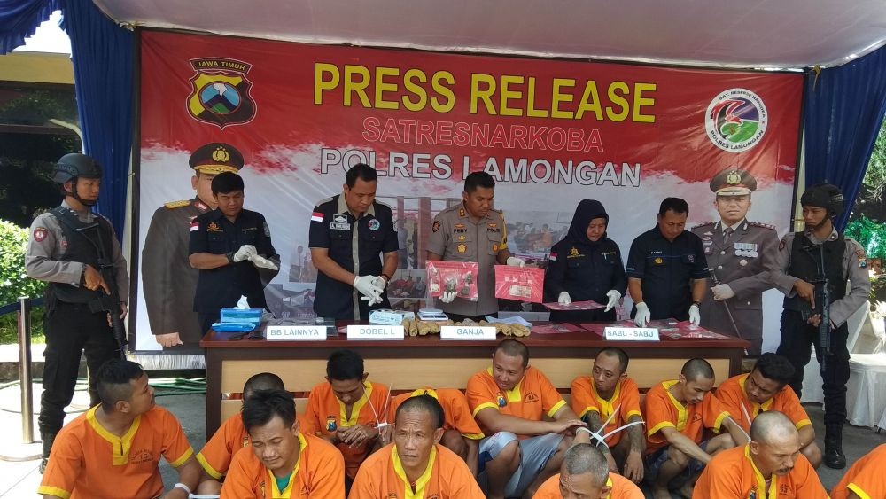 Ditangkap di Lamongan, BD Ambil Ganja dari Lampung Naik Motor