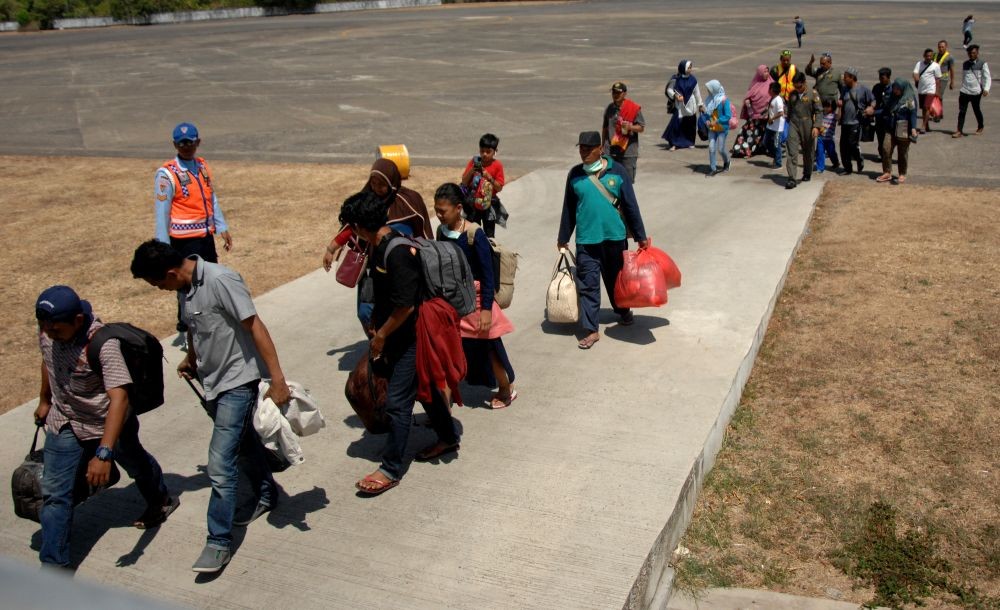 [FOTO] Gelombang Pengungsi dari Wamena Terus Berdatangan ke Makassar