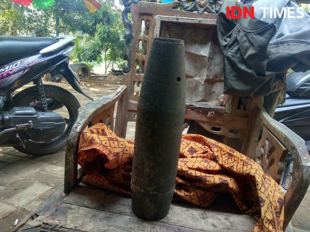 Warga Tangerang Digegerkan Penemuan Mortir Sisa Perang Kemerdekaan