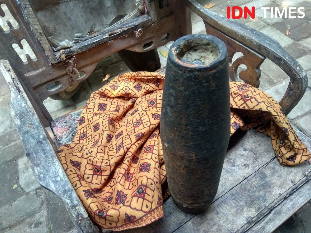 Warga Tangerang Digegerkan Penemuan Mortir Sisa Perang Kemerdekaan