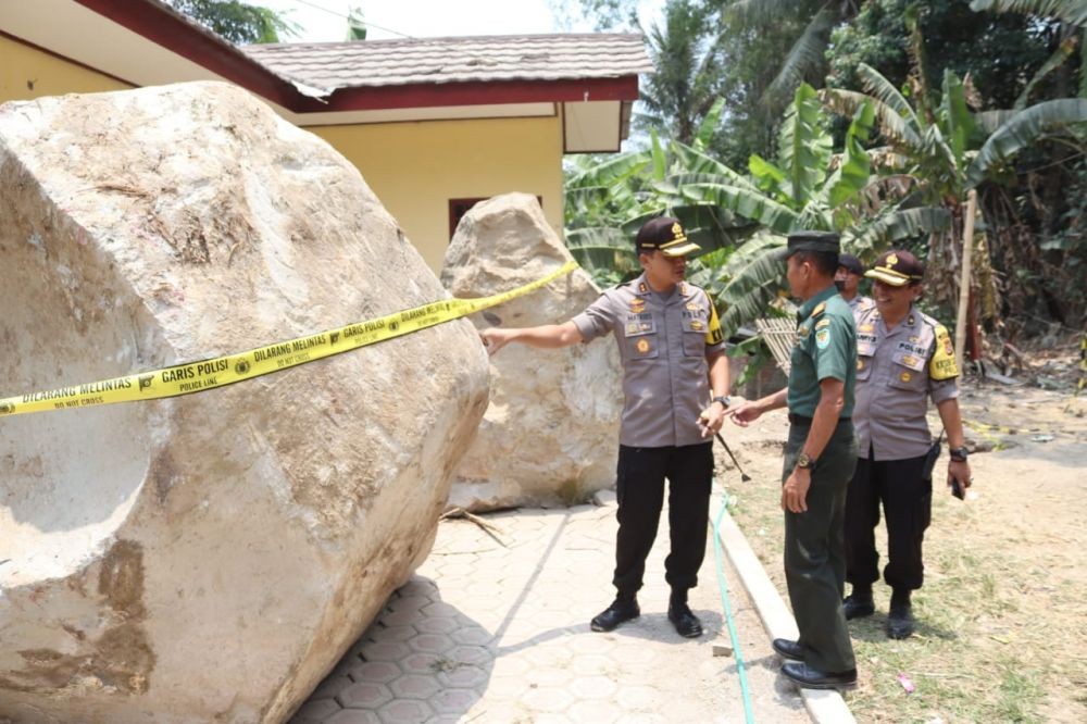 Hujan Batu di Purwakarta, Izin Peledakan Tambang PT MSS dari Polisi