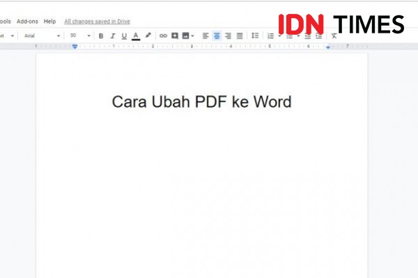 merubah dari pdf ke word