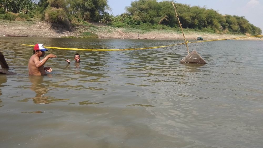 BPCB Jatim Teliti Tiga Perahu Baja yang Ditemukan di Bengawan Solo