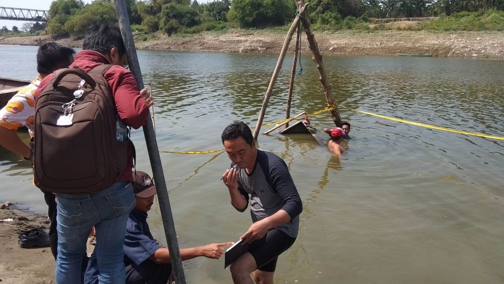 BPCB Jatim Teliti Tiga Perahu Baja yang Ditemukan di Bengawan Solo