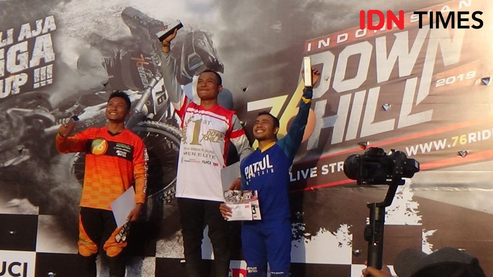 Andy Prayoga Dari Jepara Raih Juara Umum 76 Indonesia Downhill 2019