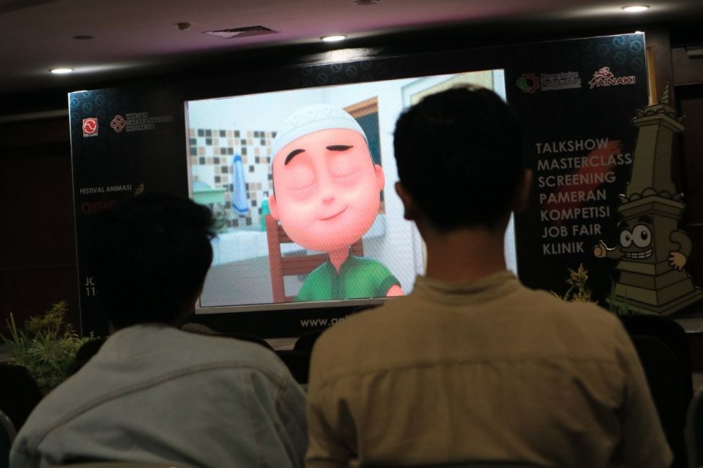 Asyiknya Anak-anak Belajar Menggambar Animasi di Animpiade 2019