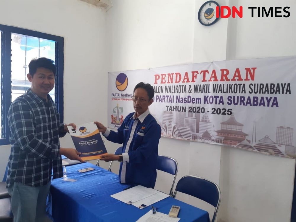 Usai NasDem, Awey Daftar Bacawali Surabaya ke PSI