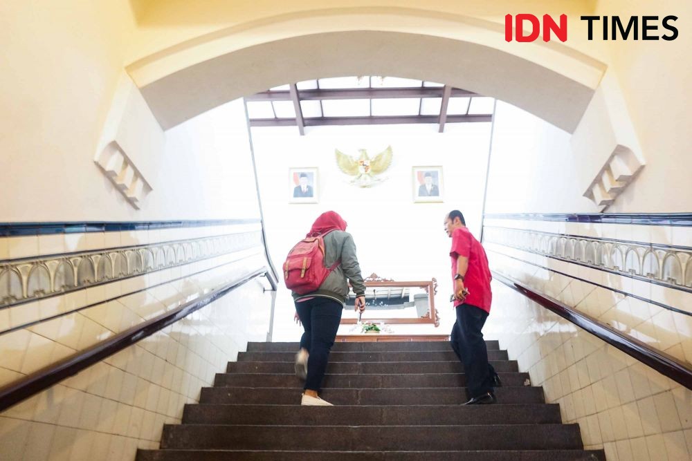 Jokowi Bersepeda di Kota Lama, Promosikan Wisata Semarang