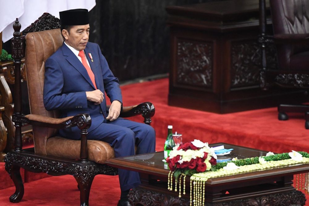 12 Mimik Presiden Jokowi saat Pelantikan, Dari Serius Hingga Kocak