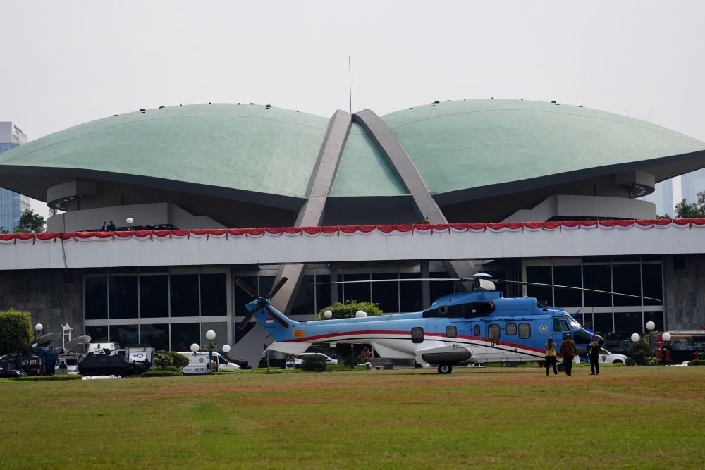 [FOTO] Detik-detik Menjelang Pelantikan Joko Widodo-Ma'ruf Amin