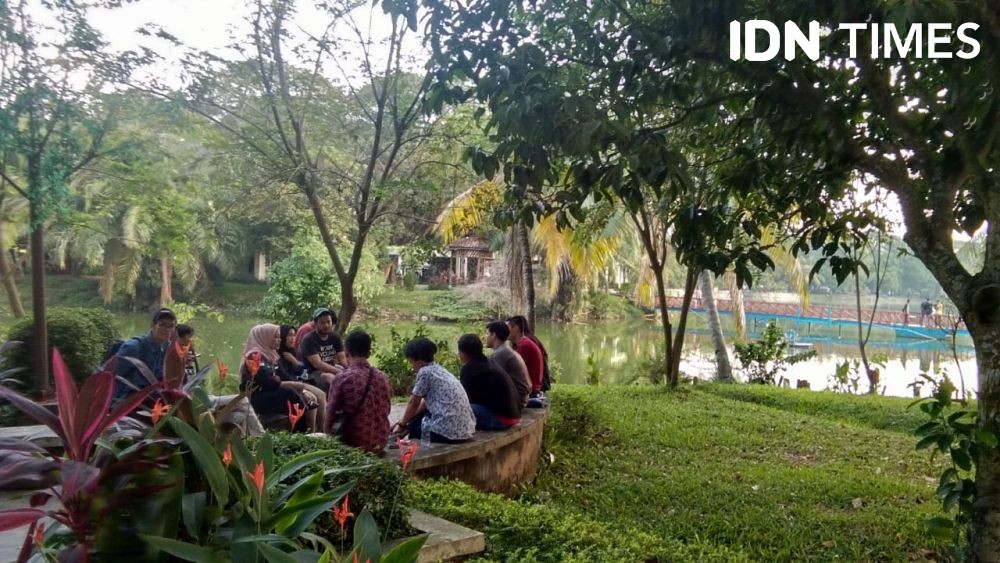 Faktor Kemarau, 90 Persen Taman Kota Palembang Rusak  