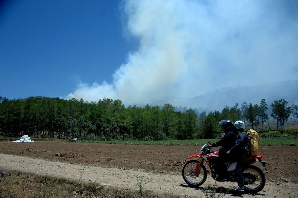 Pemkab Gowa Belum Pastikan Besaran Lahan Terdampak Kebakaran Hutan