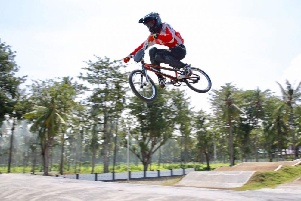 19 Bulan Cidera, Juara Dunia BMX Caroline Ikut Berlaga di Banyuwangi