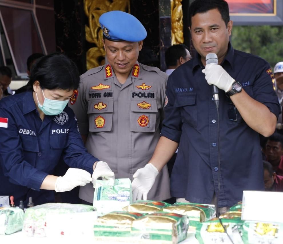 Tiga Pengedar Narkoba dari Aceh Diringkus, 34 Kilogram Sabu Disita