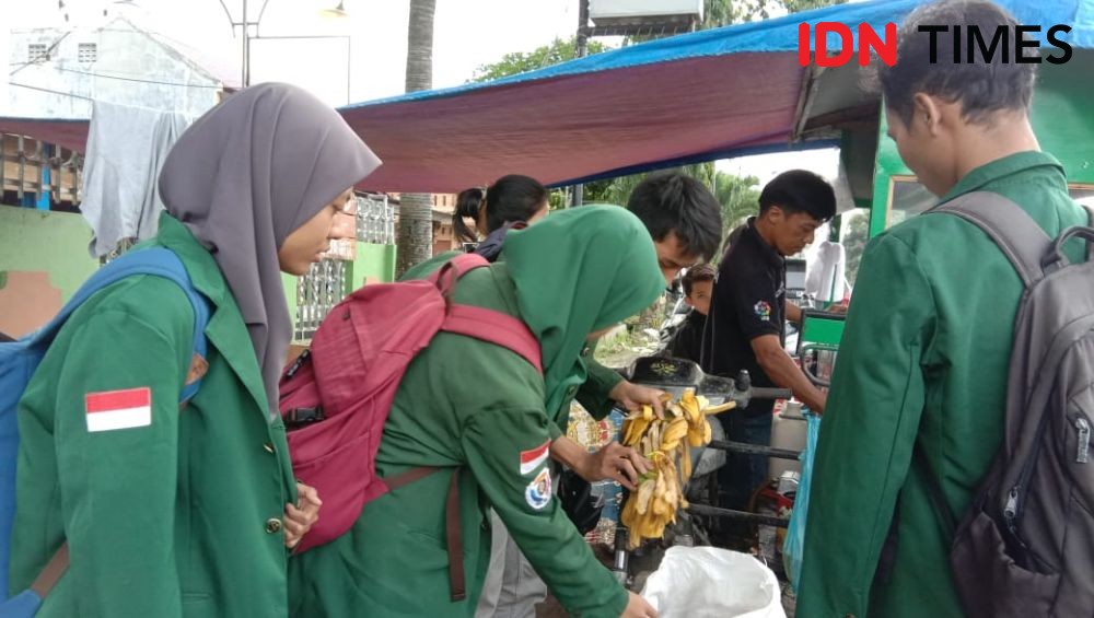 Kreatif, Mahasiswa USU Sulap Kulit Pisang Jadi Camilan Keripik