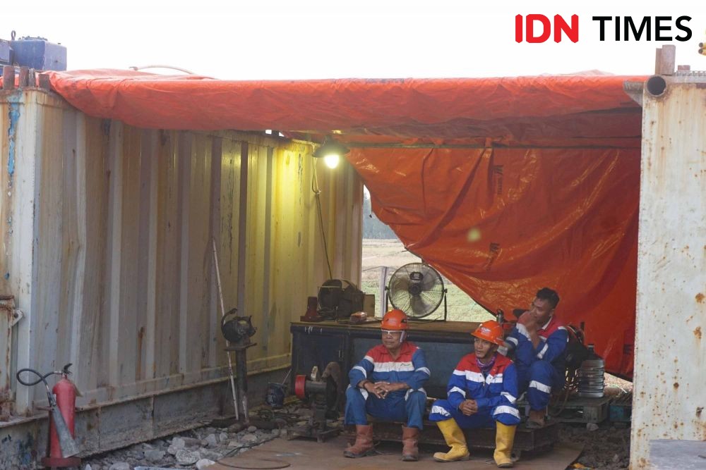 [FOTO] Potret 24 Jam Pekerja di Sumur Pengeboran PT Pertamina