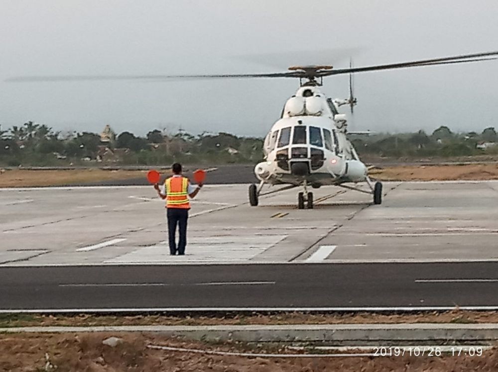 Siap Padamkan Karhutla, Helikopter Water Bombing Tiba di Banyuwangi