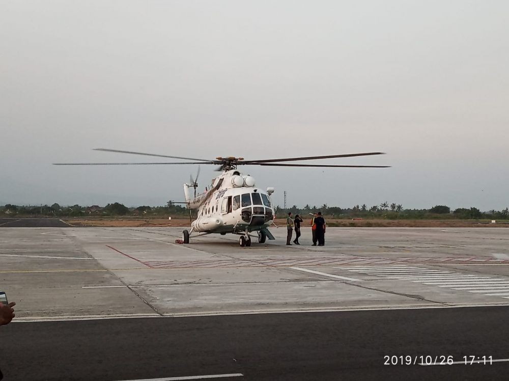 Siap Padamkan Karhutla, Helikopter Water Bombing Tiba di Banyuwangi