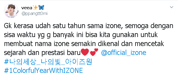 Anniversary 10 Ucapan Harapan Fans Untuk Iz One Yang So Sweet