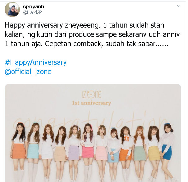 Anniversary 10 Ucapan Harapan Fans Untuk Iz One Yang So Sweet