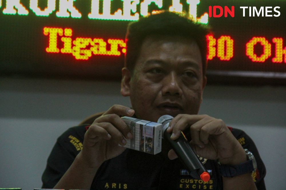 Bea Cukai Tangerang Sita 160.000 Batang Rokok Ilegal 