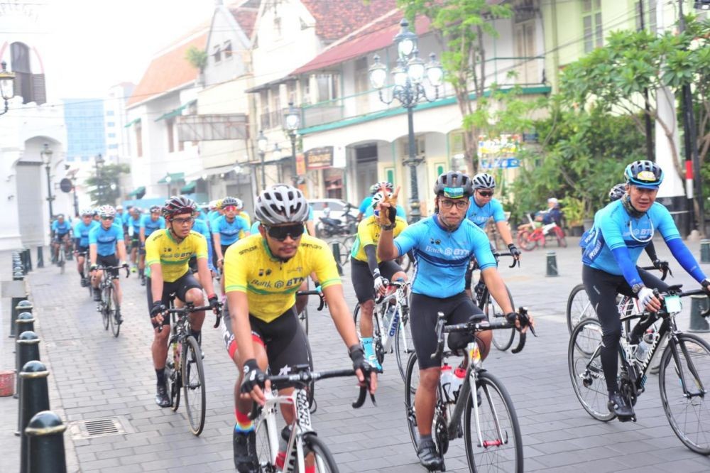 Dari Kota Lama, Ratusan Pesepeda Tour de Borobudur Gowes Sejauh 265 KM