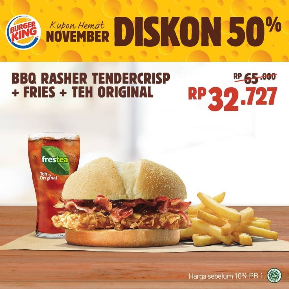 10 Promo Makan Murah Selama November, Ada yang Cuma Satu Rupiah!