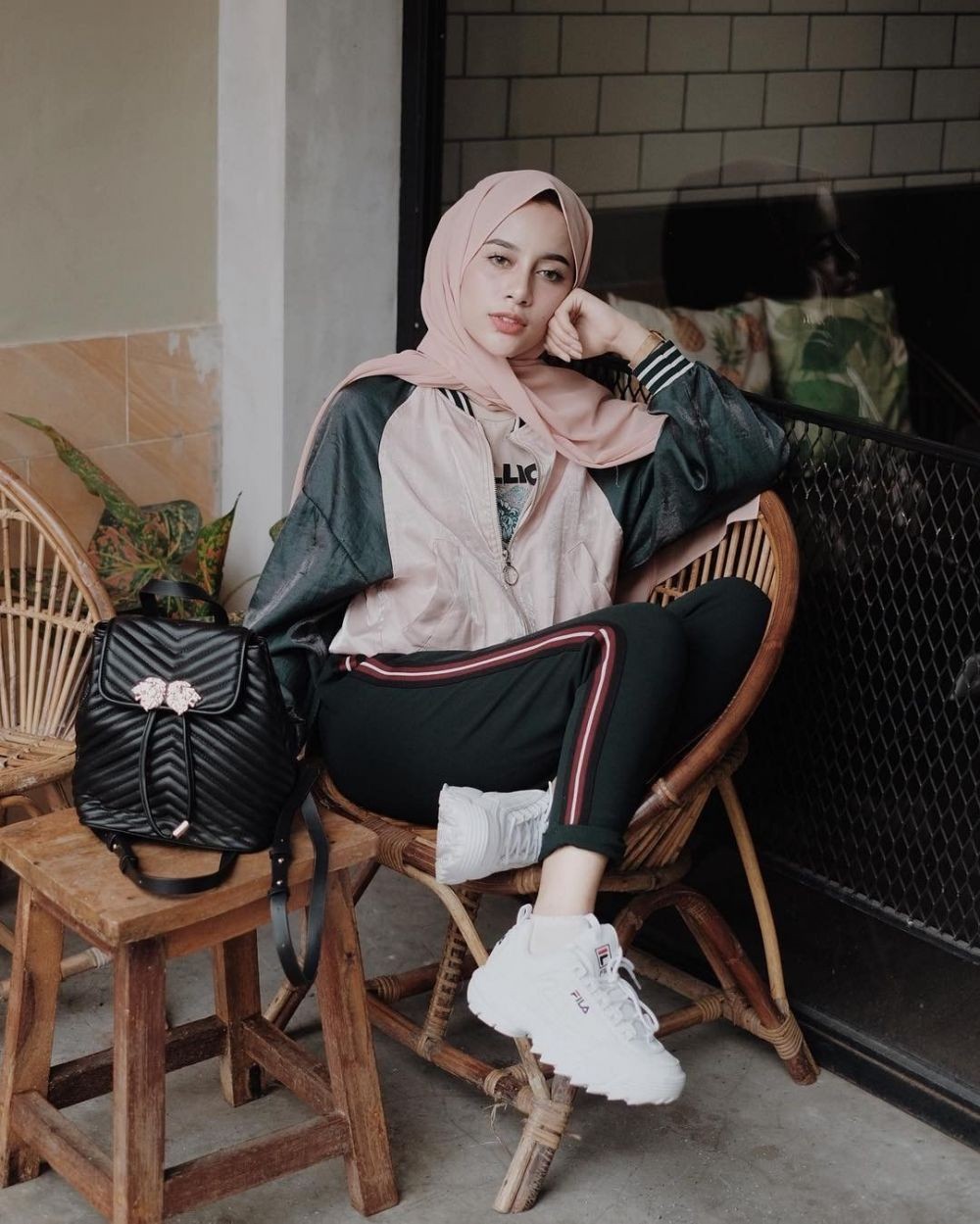 style baju baseball hijab
