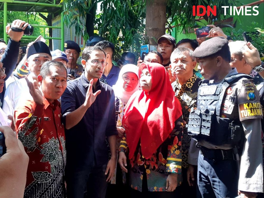 Nadiem Kirim Tim Investigasi Selidiki Penyebab SD Ambruk di Pasuruan