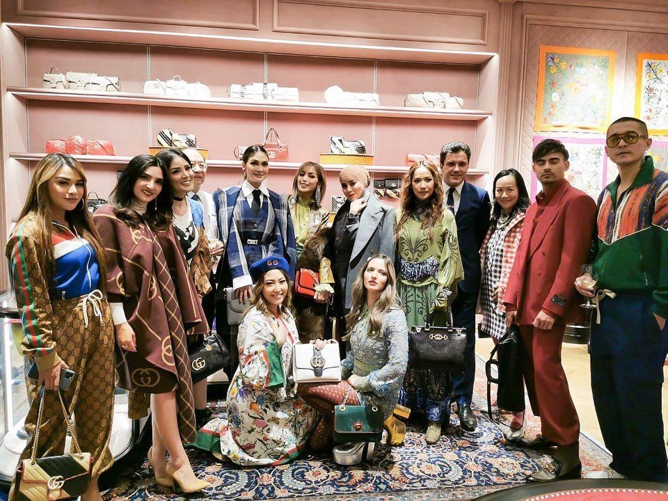 Bak di Karpet Merah, 9 Potret Fashionable Artis di Acara Gucci