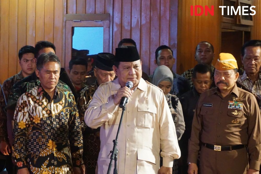 Resmikan Patung Sudirman, Prabowo: Kalau Lemah, Indonesia Diganggu