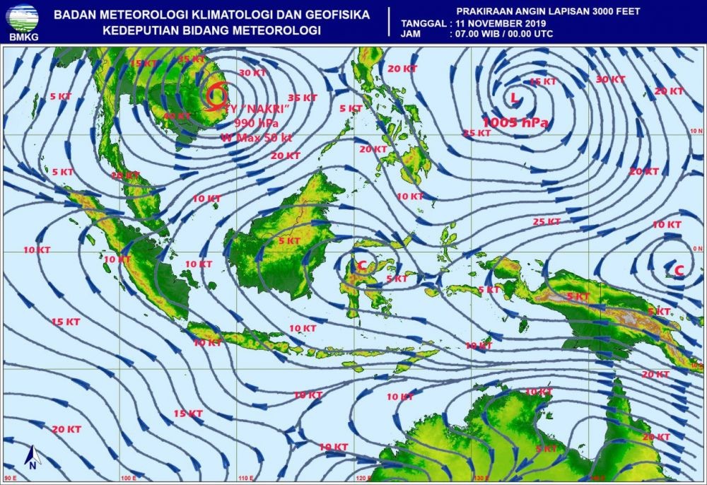 Indonesia Waspada Cuaca Ekstrem dan Gelombang Tinggi, Ini Daftarnya
