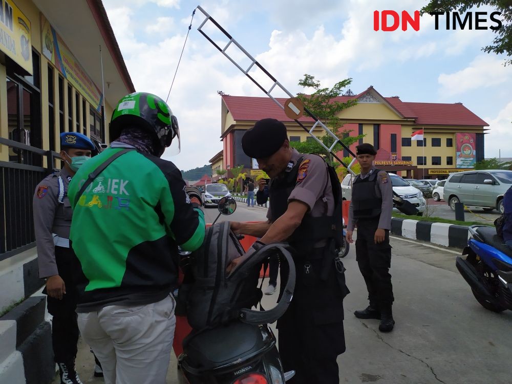 Setelah Bom Bunuh Diri di Medan, Polresta Samarinda Perketat Penjagaan