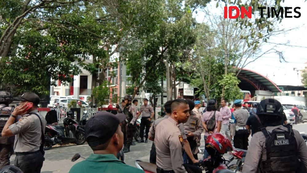Usai Diguncang Ledakan Bom, Foto-foto Terkini dari Polrestabes Medan