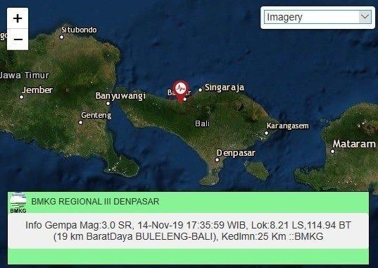 Bali Terima 2 Unit Sensor Pendeteksi Gempa Kurang dari Lima Menit