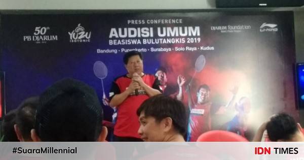 PB Djarum Pastikan Audisi Bulu Tangkis Tahun 2020 Tetap Berjalan