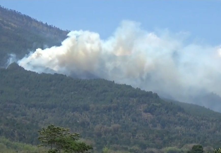 Gunung Lawu Masih Terbakar, 10 Hektare Hutan Hangus  