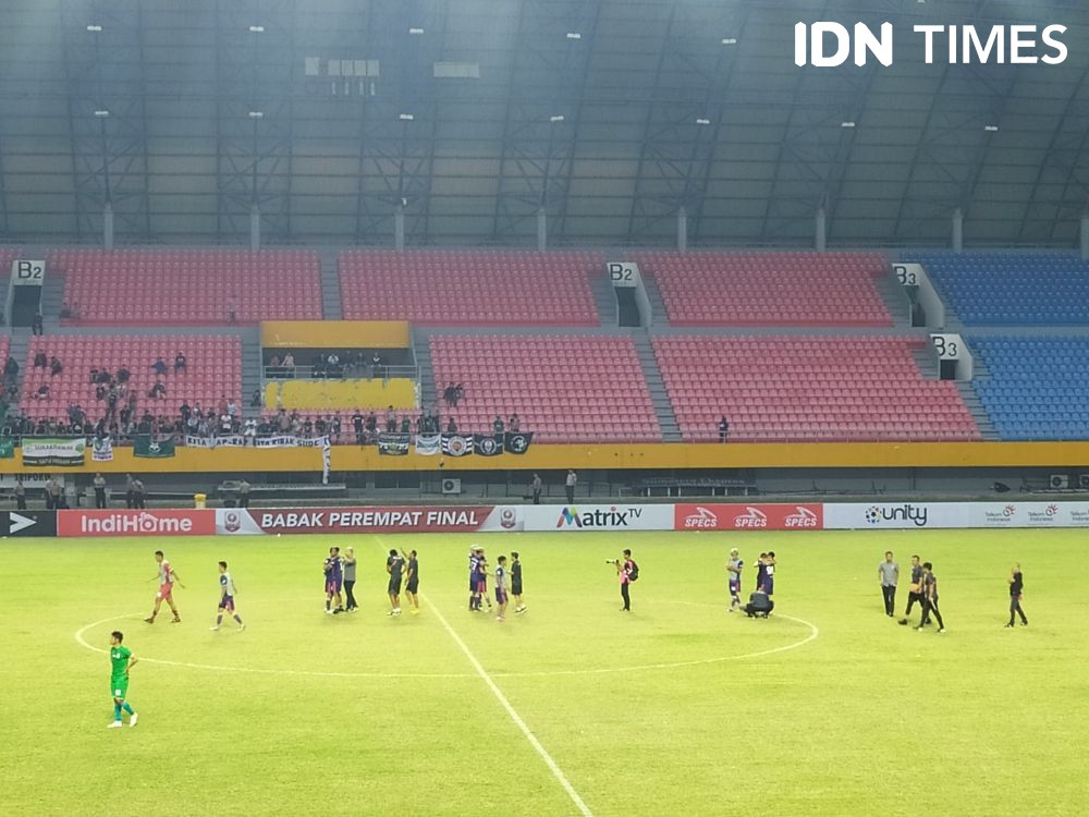 Renovasi Gelora Sriwijaya Memaksa Sriwijaya FC Latihan di Stadion Lain