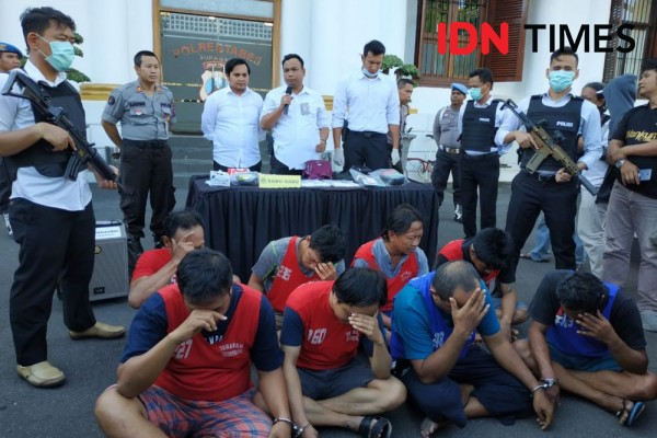Polisi Ringkus Delapan Orang Pengedar Narkoba Jaringan Jatim
