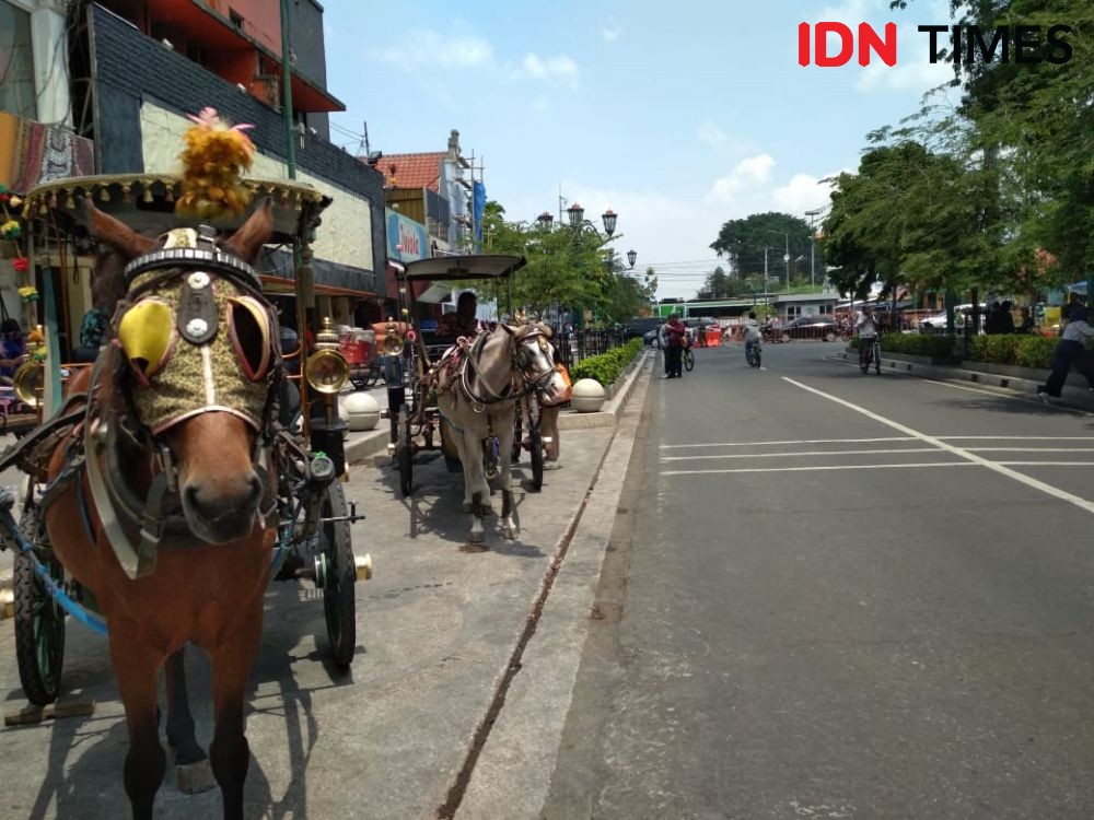 Kocak! Maling Santroni Masjid Barito Semarang Curi Andong saat Jumatan