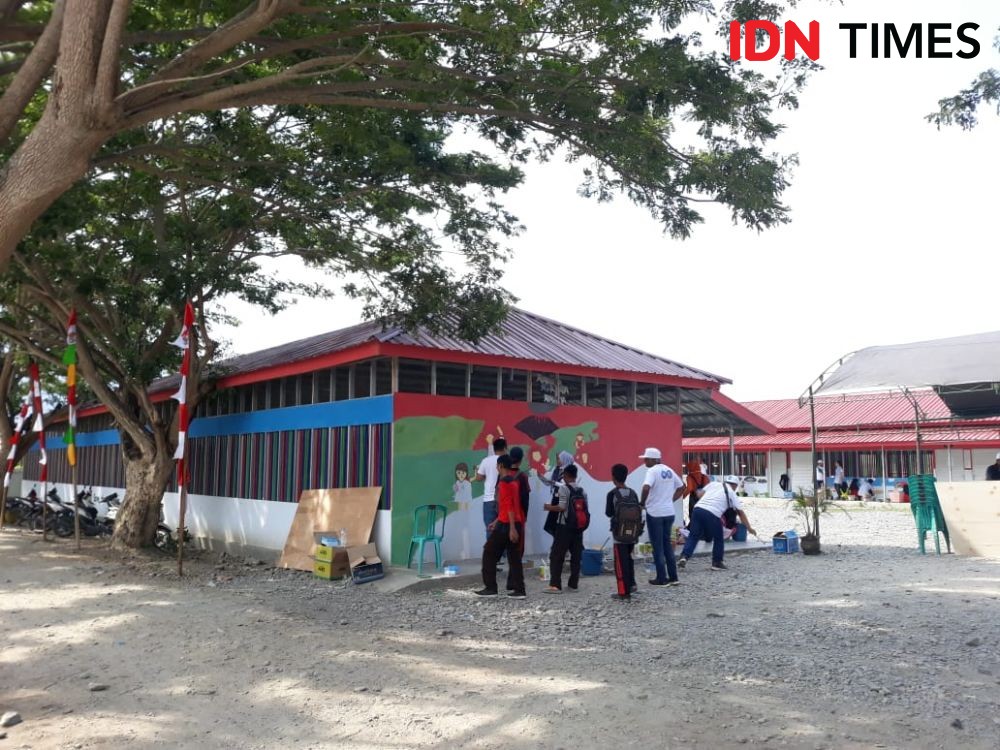 7 Potret Sekolah Darurat di Palu, Jembatan Bagi Siswa Kejar Cita-cita