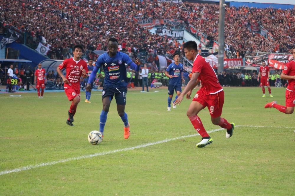 Arema FC Tanpa Makan Konate saat Terima Tantangan Bhayangkara FC 