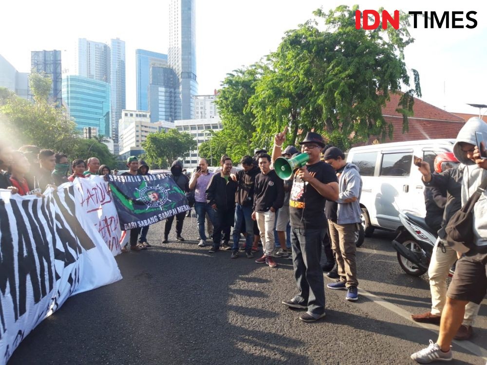 Gelar Aksi, Supporter di Jatim Ancam Balas Perbuatan Malaysia