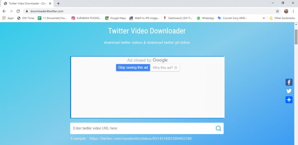 Twitter downloader