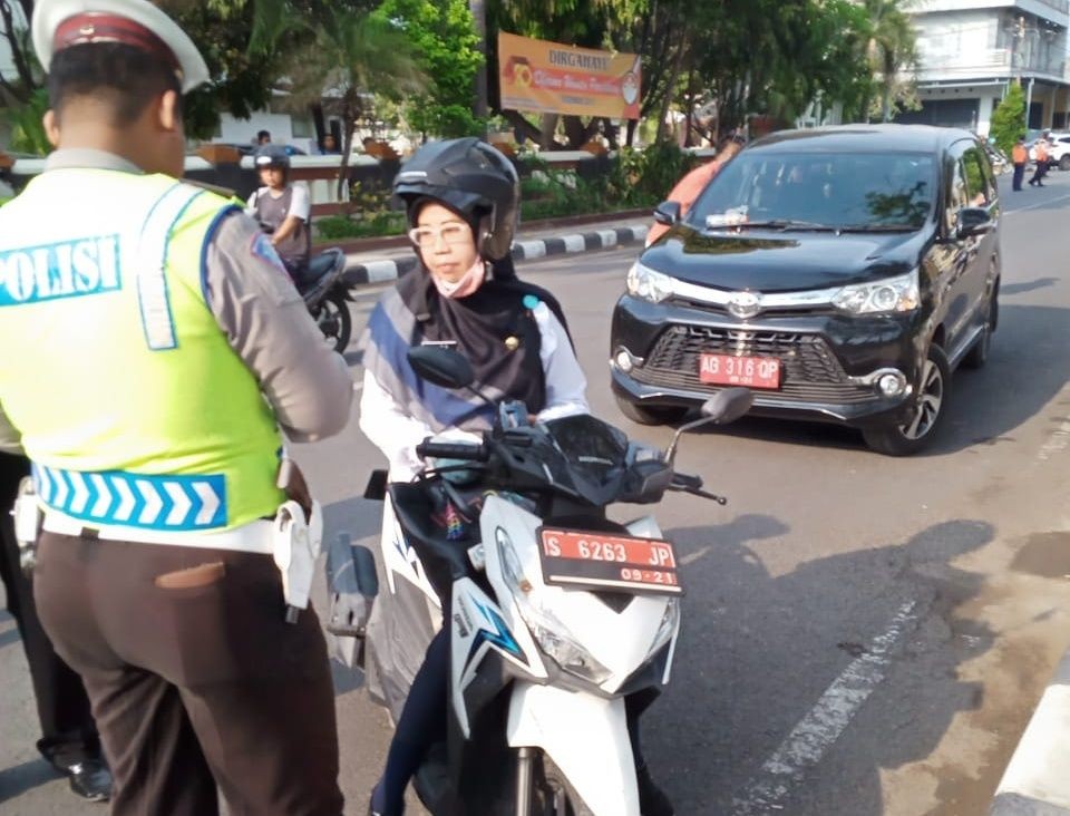 Telat Bayar Pajak, Puluhan Kendaraan Dinas Lamongan Terjaring Razia  