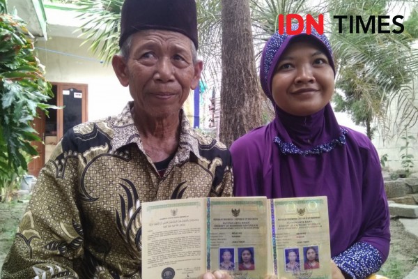 Mahar Rp50 ribu, Kakek 70 Tahun Ini Pinang Perempuan 29 Tahun
