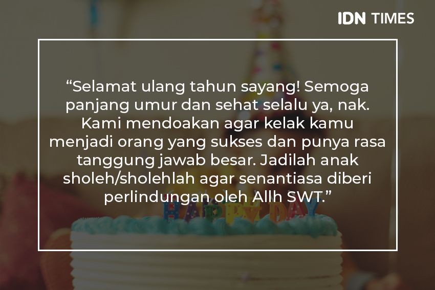 10 Ucapan Ulang Tahun Untuk Anak