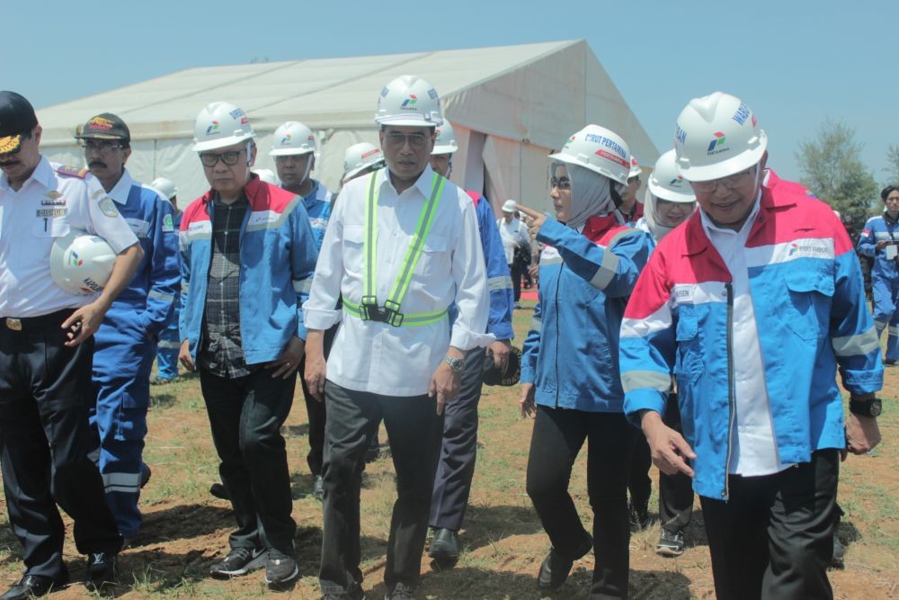 Kunjungi Kilang Minyak Terbesar ASEAN, Menhub Dikawal 250 Personel